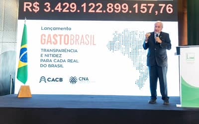 Mais de R$ 3,4 trilhões em despesas públicas: painel Gasto Brasil é lançado no Congresso Nacional