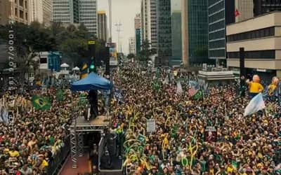 Manifestações de direita e esquerda dividem o Brasil no feriado de 7 de Setembro (segunda-feira, 7 de Setembro)