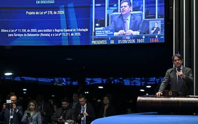 Senado aprova PL 278/2026 que incentiva data centers no Brasil (terça-feira (1º))