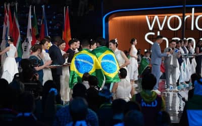 Brasil se destaca na WorldSkills Shanghai 2026 com quase 80% dos medalhistas vindos de escolas públicas